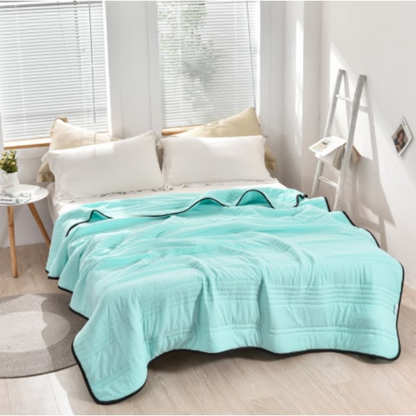 Ultrakylande Filt för Dubbel- och Enkelsängar - Supersoft och Tvättsbart för Vuxna och Barn Water Green 180*220cm