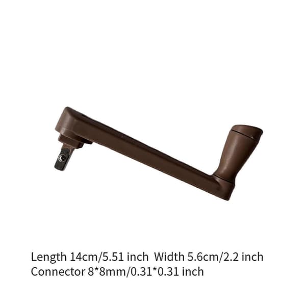 Udendørs Terrasseparasol Svingarm Samling Have Picnic Parasol Dele Sort Brown Length 14cm