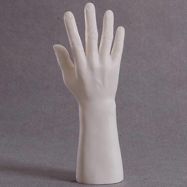 Hånd Mannekeng Smykke Display Stativ Mannlig Hånd Modell Armbånd Ring Hansker Black Right hand