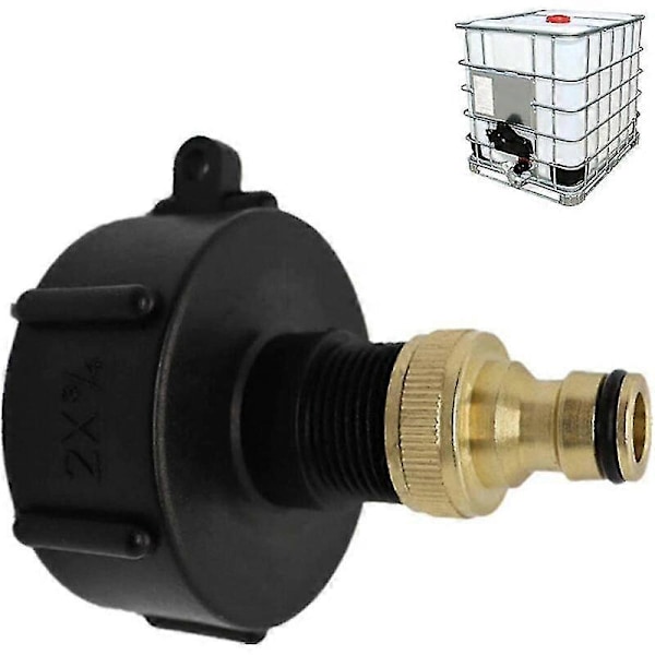Hurtigkobling Nippel For 1000l Tank, S60x6 Ibc Kobling Multitanks Kran Kobling