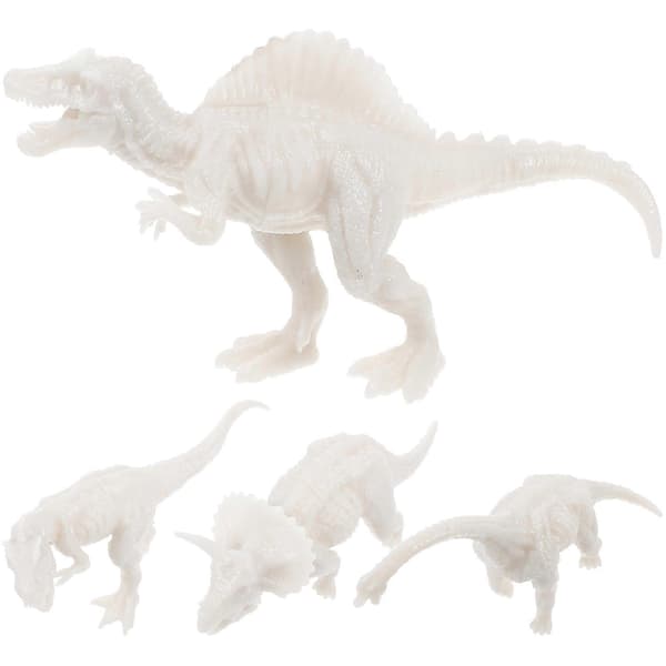4 kpl dinosaurusmaalaussarja dinosaurusmaalausmallit dinosauruspiirustuslelut DIY-tarvike