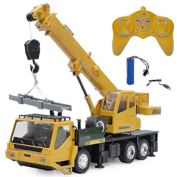 Fjärrkontroll Kranbil Ingenjörsbil Leksak Julklapp Fjärrkontroll Derrick Lastlyft