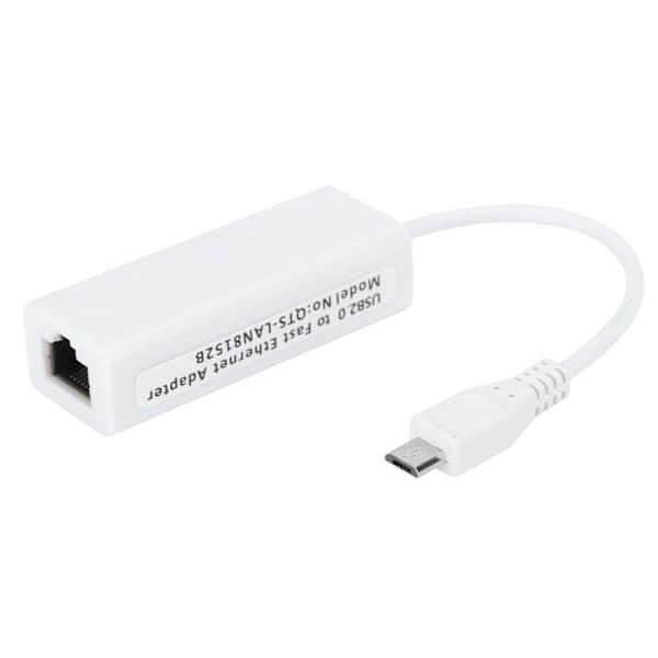 Netværkskortadapter Micro USB til RJ45 Ethernet-port til Raspberry Pi Zero 1.3/W bundkort