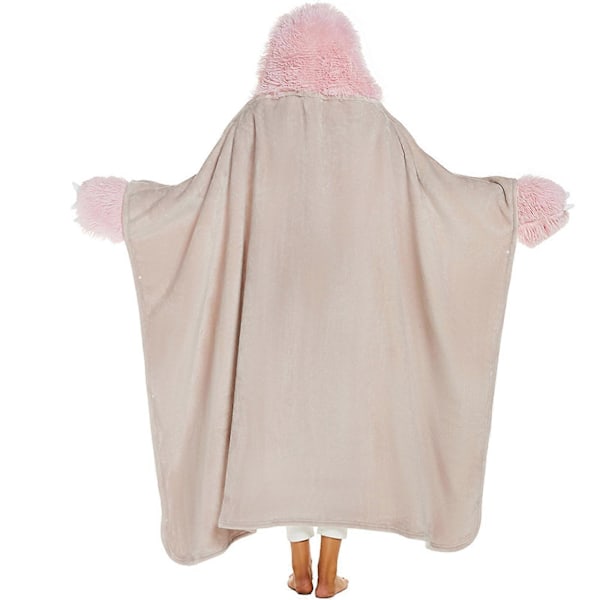 Ko Print Tæppe Blødt Ko Print Kastetæppe Fleece Tæppe Ko Mønster, 100% Nyt Brown