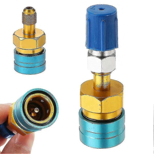 R1234yf Bil Klimaanlegg AC Lade Hurtigkobling Slangeadapter [xcs]