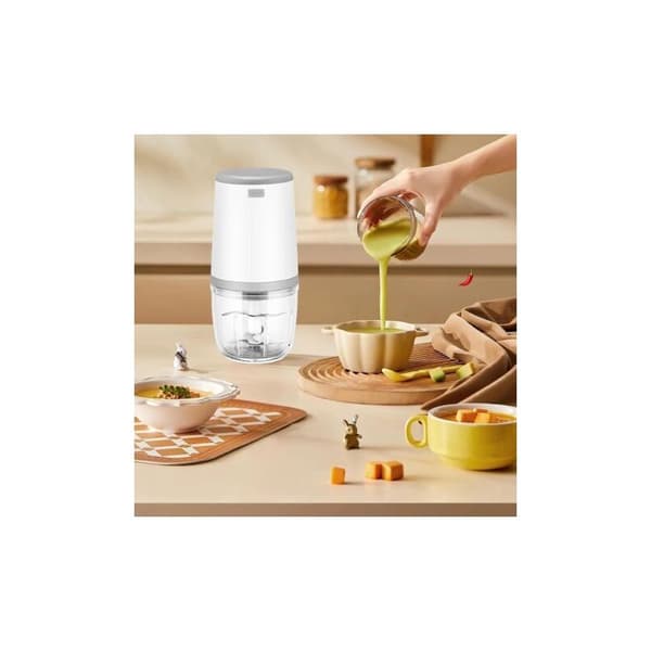 Mini Babyblendere, Mini Foodprocessor, 300 ml Babyblender, Mini Elektrisk Hakker, Mini Foodprocessor med USB-opladning
