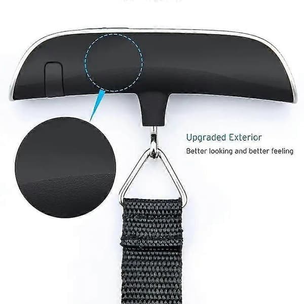 110lb/50kg digitaalinen kädessä pidettävä matkatavaravaaka taustavalaistulla LCD-näytöllä With Hook