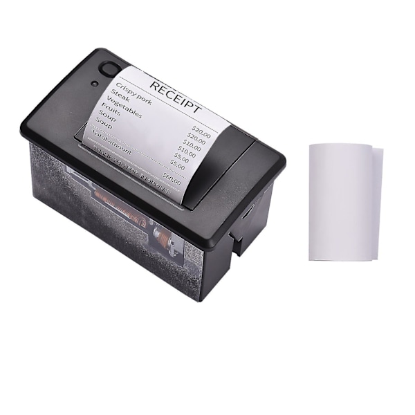 Sulautettu lämpökuititulostin 58MM Mini Tulostusmoduuli Hiljainen USB/RS232/TTL Sarjaportilla Tukee ESC/POS Komentoja Vaakojen Mittalaitteille Ca