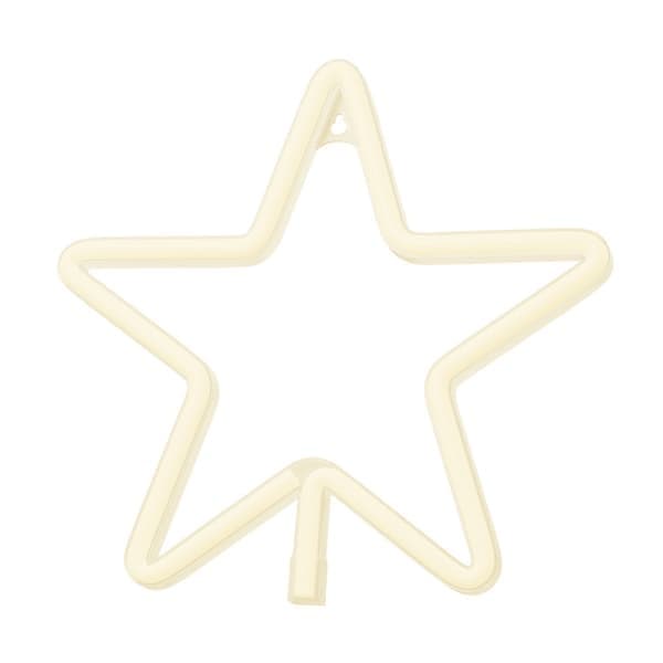 Neon LED JOULUPENTASTAR lämmin valkoinen FLNE22 Forever Light valkoinen