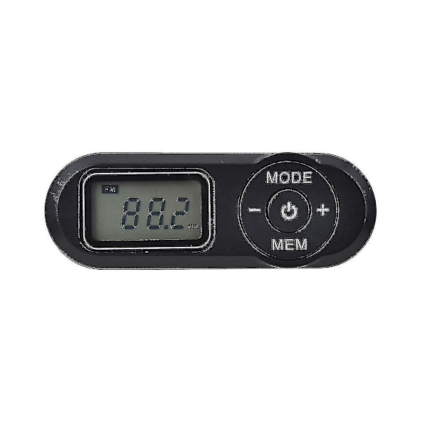 Bærbar DSP FM-radio med LCD-skjerm og hodetelefoner