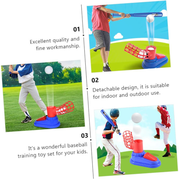 1 Set Baseballtränare för Barn, Barnens Sportleksak, Barnleksaker, Kasta Leksak