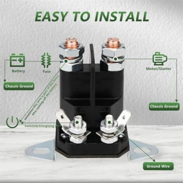 Solenoid 117-1197 Zero Turn Plæneklipper Kompatibel med Toro Timecutter SS5000 Z4200 Reservedel