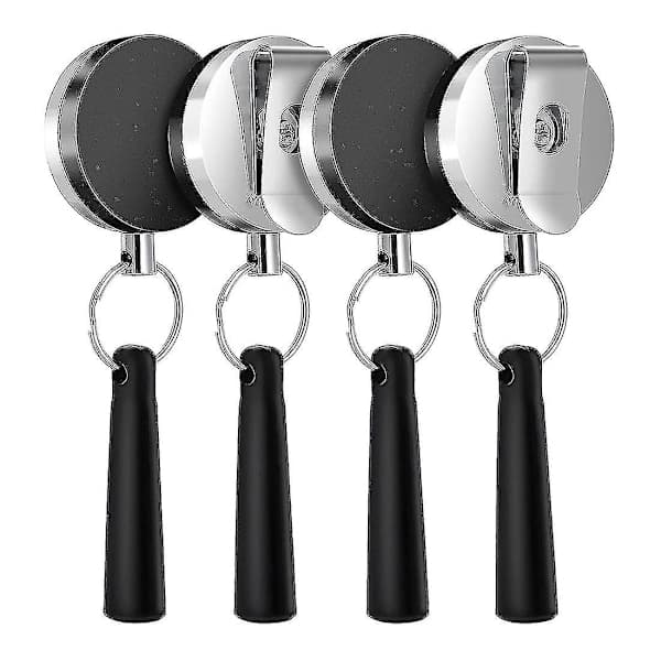 4-pack Hållbar infällbar penna och pennfodral för markörer och snickarpennor, stretch sil