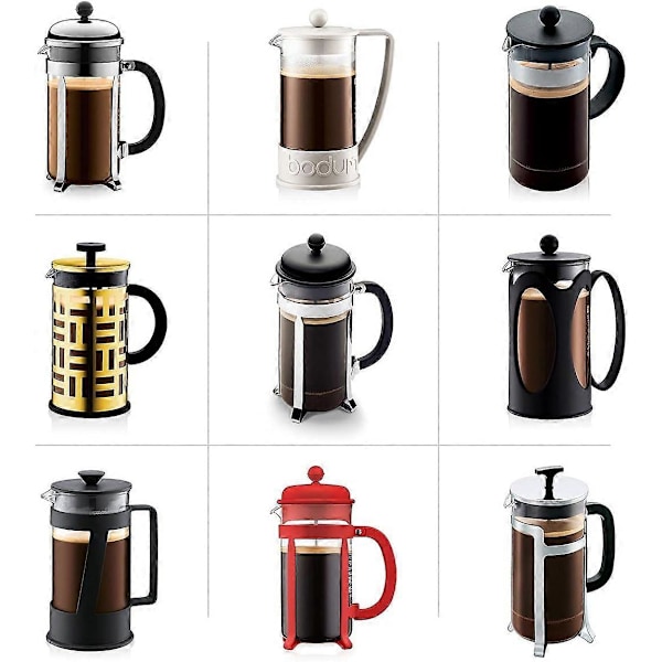 Udskiftningsglas til stempelkande, 8 kopper, 1L