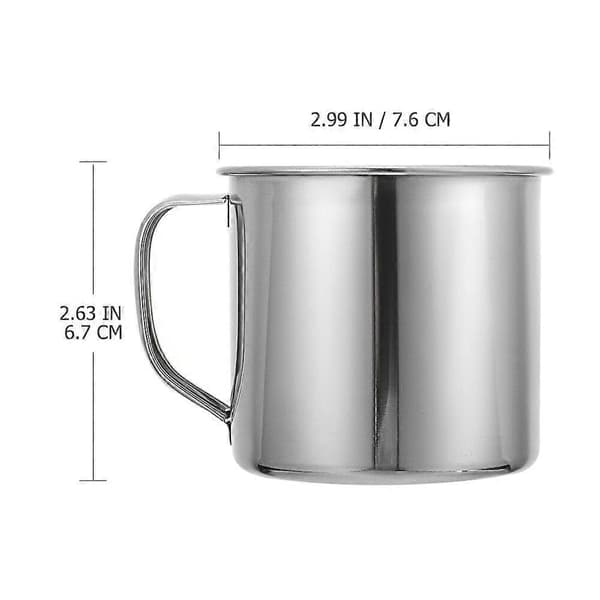 Krus til børn med hank, 3 stk. espressokop til børn, holdbar til skolebrug