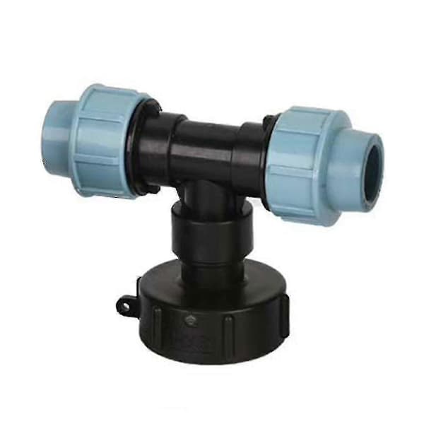 Til Ibc Tank Vandrørsforbindelse Haveplæne Slangeadapter Hjem til Hane Monteringsværktøj 32mm Tee Adapter