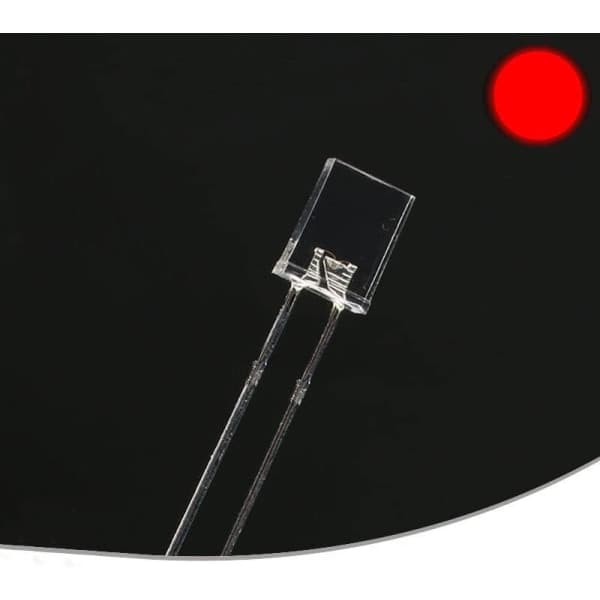 50 kpl 2x3x4mm Kirkas LED Punainen Valo LED