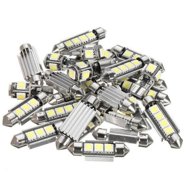 54 kpl valkoisia LED-valoja autoon - E-sarja W211 2002-2008