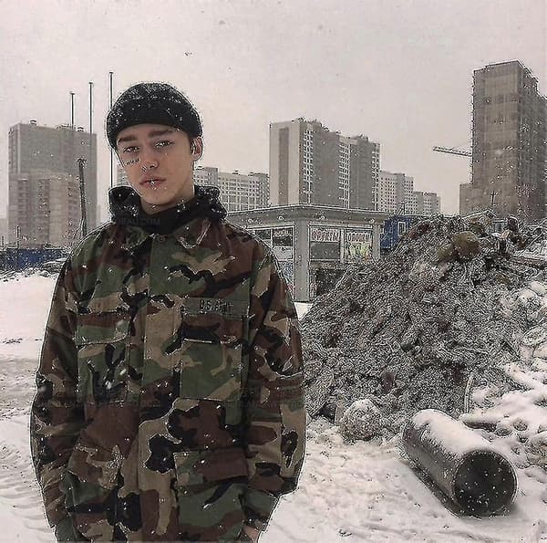 Unisex enfärgad vattenmelon Hip Hop stickad ullmössa snömössa blå