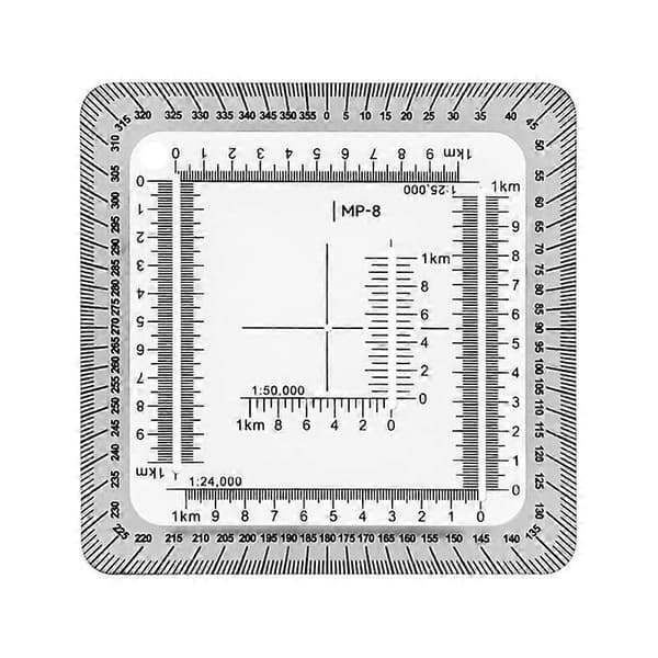 TacticalLearning ja Training Troops Proportional Coordinate Scale Coordinate Ruler Kätevä