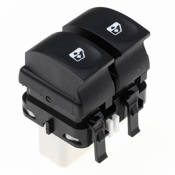 Vindusregulatorknapp for Clio 3 Modus, hvit pluggfarge 8200214943