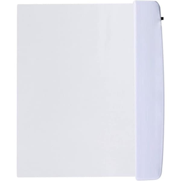 Flat boklampe for lesing i seng om natten, klar LED-bok, helside lyspanel, flat lampe trådløs White