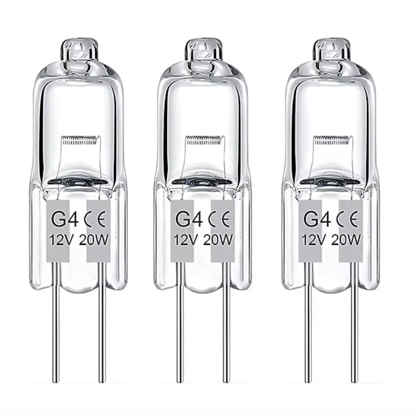 G4 Halogenlampor / Glödlampor - Varmvit - Halogen 20W (10-pack)