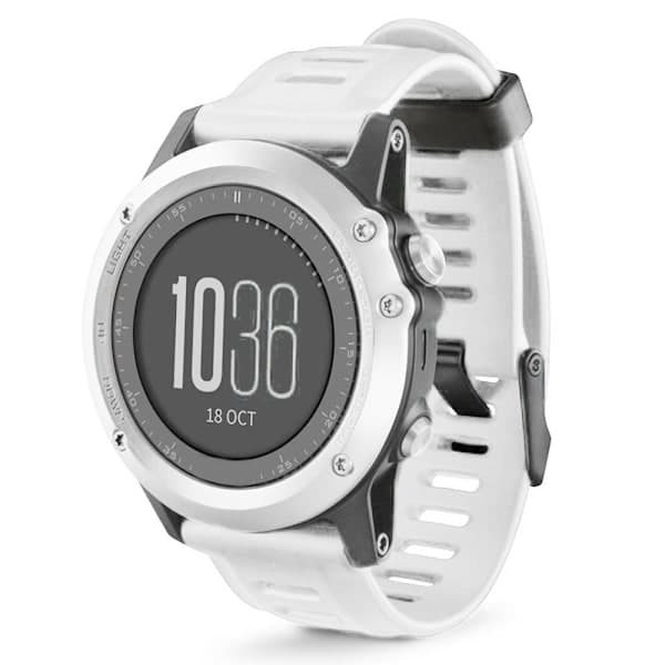 Rannekoru Garmin Fenix 3 HR/6X GPS/5X Sapphire/Descent MK1 -kelloon White
