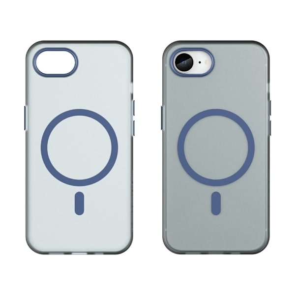 iPhone 16e Cover MagSafe Slim Mat Mørkeblå