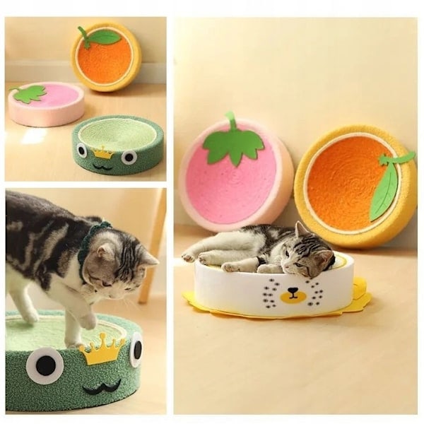 Kattklösbräda Rund Lya Orange 39cm