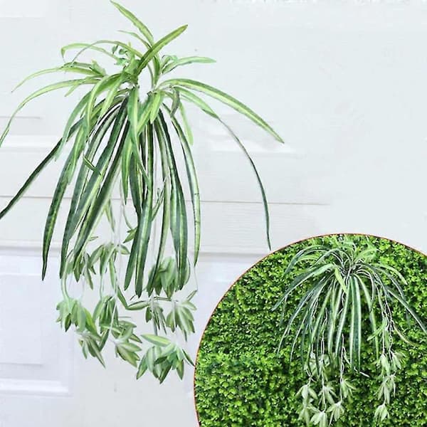 1 Bukett Stor Storlek Simulering Chlorophytum Comosumn Väggdekor Konstgjord Växt 60cm
