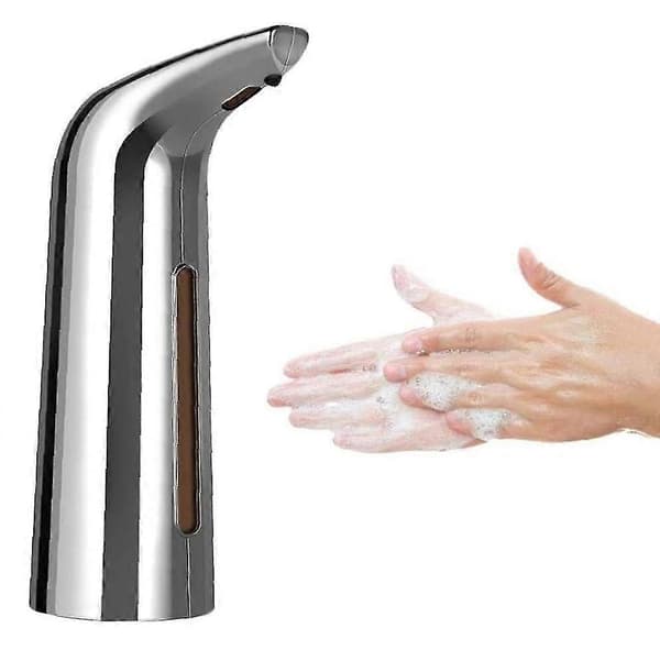 Automatisk såpedispenser 300ml IP67 vanntett design for kjøkken Silvery