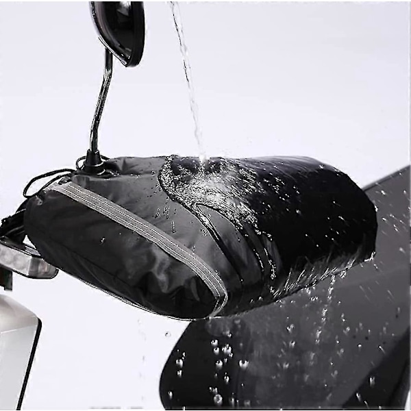 Motorsykkel Styrehansker Sykkel Muffer Vindtett Vanntett Sykkelhansker Vinter Varme Bik-sswyv