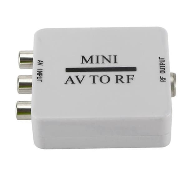 Rca / A / V Komposittvideokabel til Rf / Koaksial / Koaksial Konverter - Modulator Tv
