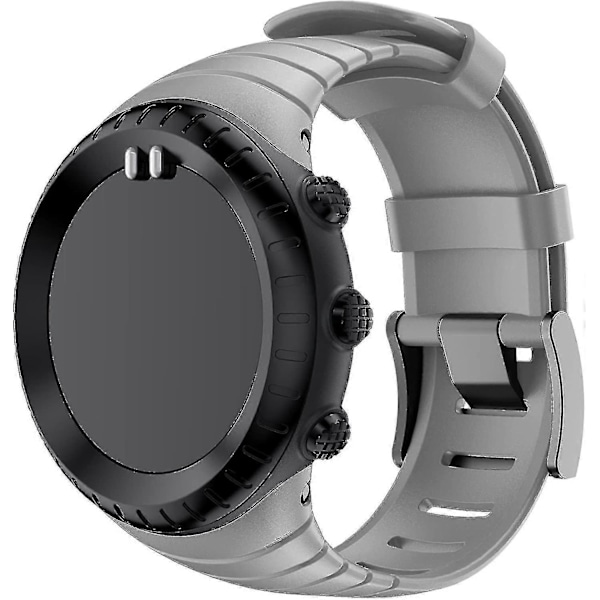 Suunto Core Rem, Erstatningsklokkereim i Gummi For Suunto Core Ss014993000. F1201 grey