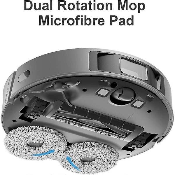 Moppdukar med mopplatta för Dreame L10 Ultra / L10S Pro / L10S Ultra / L10S Pro Ultra / L10 Prime Dammsugare Mopp