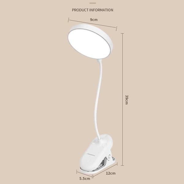 LED Leselys USB Oppladbare Lamper Skrivebordslamper