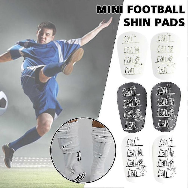Benskydd Lätta Fotbolls Benskydd Sport Ben Skydd S/XS White B XS