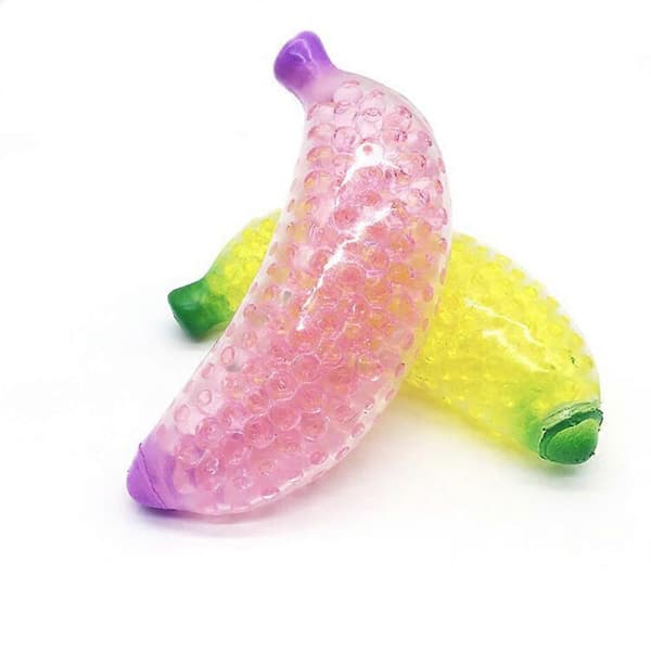 Frukt Banan Antistressball Fidget Leker CE-sertifikat Yellow