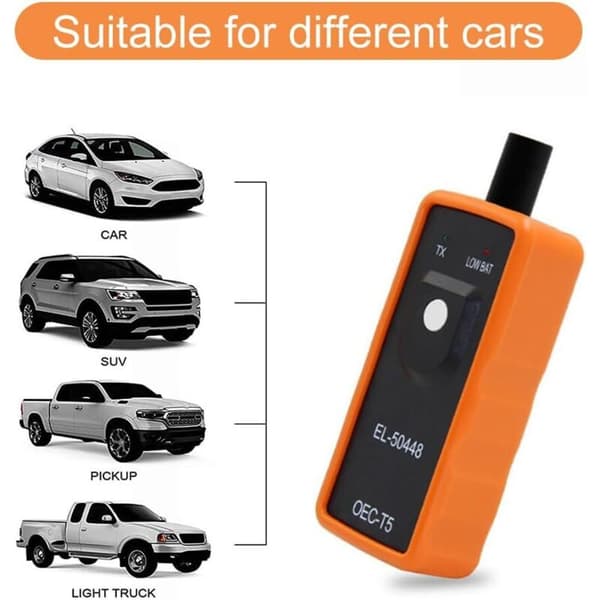TPMS-återställningsverktyg, tryckövervakningssensor, tryckåterställningsenhet, TPMS-återställningsaktiveringsverktyg