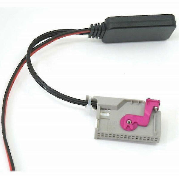 12v 32-benet Bluetooth-adapter Aux-kabel i plastik til A3 A4 A6 A8 Tt R8 Rns-e