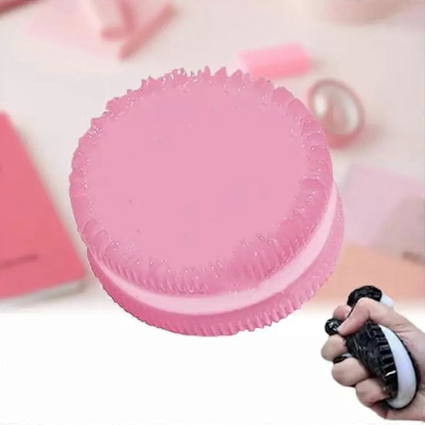 Stor Oreo Cookie Klemmelegetøj Mochi Taba Stressaflastende Legetøj Gave Pink Oreo