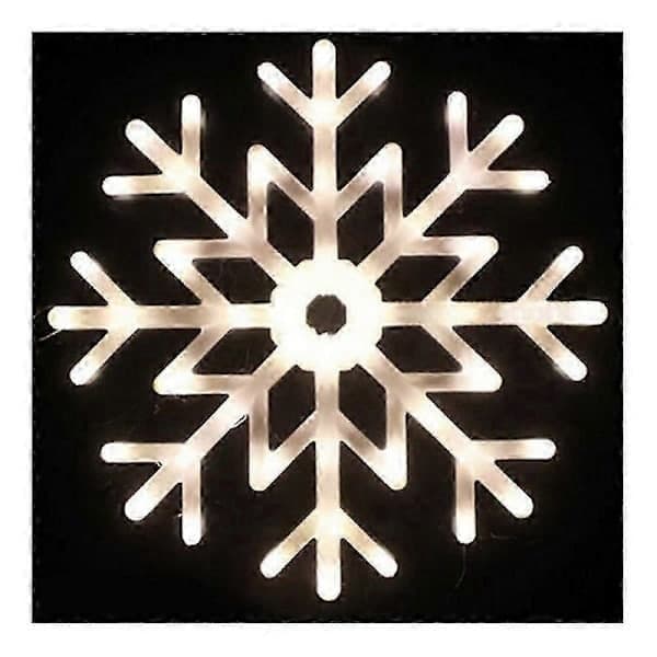 40cm LED Snefnug Flerfarvet Hængelampe Snowflake Light Blue
