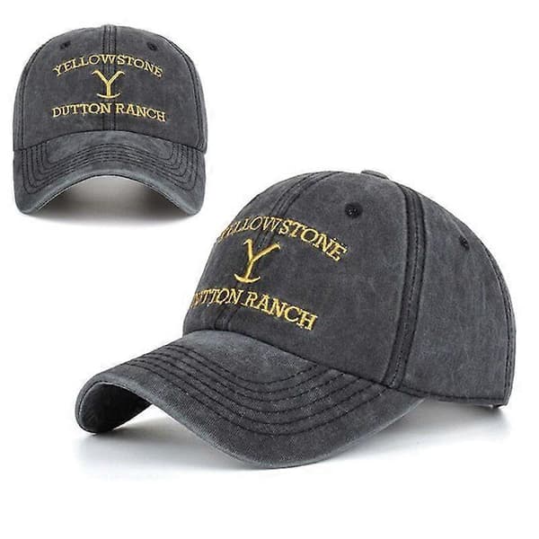 Vintage Baseballkeps UV-skydd Unisex Baseballkeps Gray