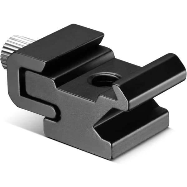 Svart Metall Blixtskoadapter med 1/4-tums -20 Stativskruv (5-pack)