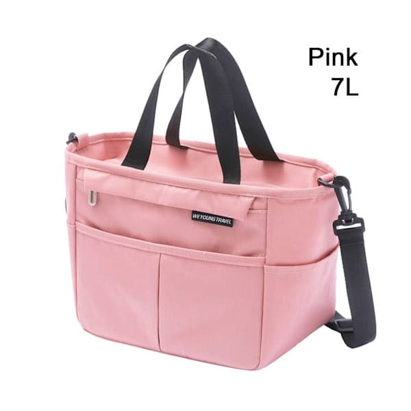 7L Isolert Termisk Veske Kjølebag Lunsjbag ROSA 7L - spottsalg rosa 7L pink