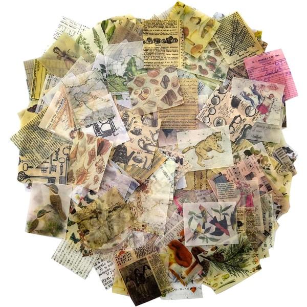 366 st Vintage Scrapbooking DIY Material Papper Dekoration