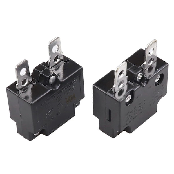 2st 10A Automatisk Termisk Strömbrytare Termiskt Överbelastningsskydd 10amp L2 Serie 125-250v Ac 50v Dc Automatisk Återställningsrelä Säkring Termisk Brytare Cir 30A