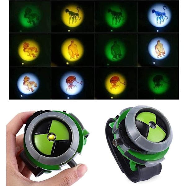 Barnprojektorklockleksaker för Ben 10 Alien Force och mystiska projektionsactionfigurer modellleksak för barn