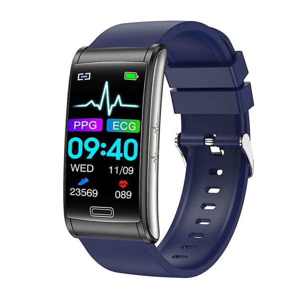 EKG Ppg Hrv Smart Watch Blodsockermätare Dark Blue